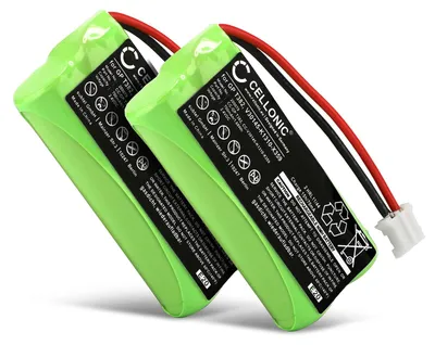 Produktbild von CELLONIC 2x Akku für Festnetz Kompatibel mit Siemens Gigaset A120, Gigaset AS150, Gigaset A265, V30145-K1310-X359 - (700mAh, 2.4V)