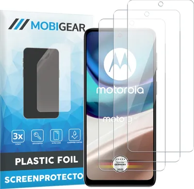 Produktbild von Mobigear  Motorola Moto G42 Displayschutz Schutzfolie - Hüllenfreundlich (3er Pack)