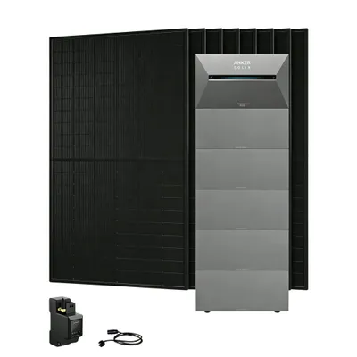 Produktbild von Powerness® Balkonkraftwerk mit Speicher,Anker SOLIX Solarbank 3 E2700 Pro Speicher mit 5x BP2700 Erweiterungsakku,8x 500W Module & Smart Meter 0% VAT