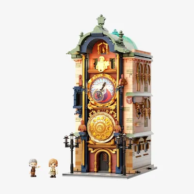 Pantasy, 3D Bausteine, Modular Building, Prague Astronomical Clock, 85045, 19x25,6x41,8cm