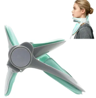 Produktbild von 360° verstellbare Nackenstütze für Nackenschmerzen und Unterstützung, Halswirbel-Traktionsgerät für den Heimgebrauch, Nackenstrecker, Ergonomisches