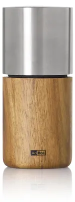 Imagen del producto de Molino de especias manual, para pimienta o sal. Modelo IKON mini. Altura: 11,5 cm. Madera de acacia. Marca: AdHoc