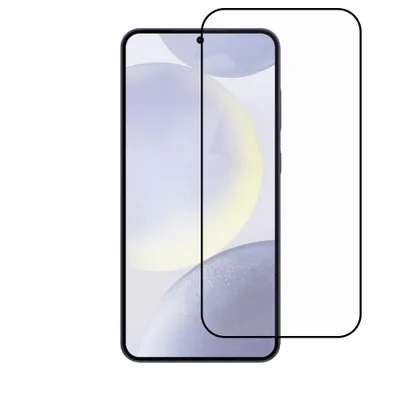 Produktbild von Displayschutzfolie passend für Samsung  Galaxy S24 Plus - Full Cover Tempered Glass mit rundem Rand - Tempered Glass  mit abgerundeten Ecken