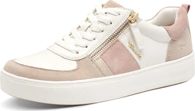 Zdjęcie produktu dla Tamaris Comfort Sneaker - Beige / Pink Leather/Synthetic : Normal : 38 Rozmiar: 38 Szerokość: Normalny