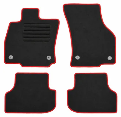 Produktbild von Fußmatten-Set für Seat Leon 5F + SC + Kombi (ST) + X-Perience, 4-teilig, Schwarz