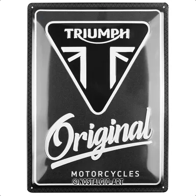 Obrázek produktu pro Nostalgic-Art - Blechschild 30 x 40 cm - Triumph - Originální motocykly