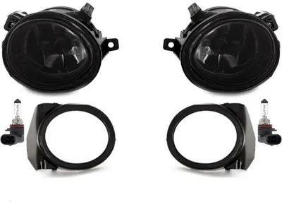 Produktbild von Hb4 Nebelscheinwerfer Set smoke / Schwarz passt für BMW E46 E39 M Paket M3 M5 +Birnen+ Rahmen