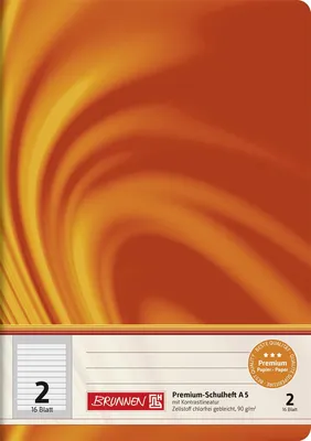 Produktbild von 25X BRUNNEN 104570202 Schulheft A5 Vivendi Lin 2 16Bl