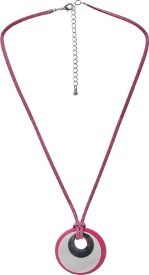 Produktbild von Steuer Modeschmuck Collier Metall 52cm pink 445050119
