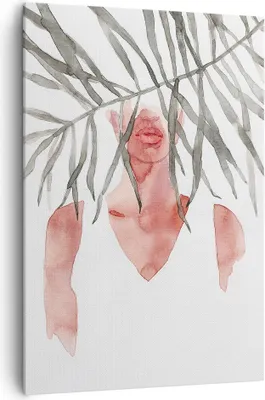 Produktbild von Bild auf Leinwand - Leinwandbild - Einteilig - Mann Körper Oberkörper - 70x100cm - Wand Bild - Wanddeko - Wandbilder - Leinwanddruck - Wanddekoration - Leinwand bilder - Wandbild - PA70x100-5138