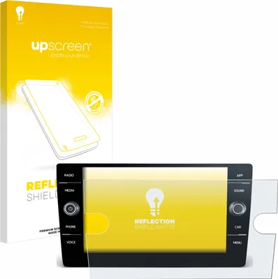 Produktbild von upscreen Schutzfolie für Volkswagen T6 2021 Discover Media 8" Displayschutz Displayschutzfolie Folie Matt Entspiegelungsfolie