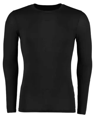 Image de Kustom Kit - Haut Base Layer pour homme à manches longues LT4244 (S) (noir)