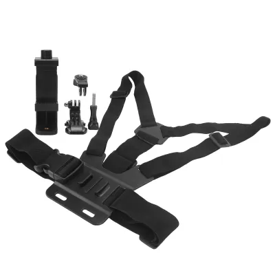 Image de Support réglable pour téléphone portable avec fixation à la sangle pectorale pour caméras sportives et téléphones portables