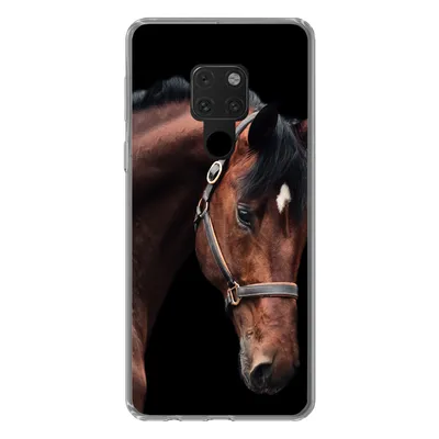 Produktbild von MuchoWow® Handyhülle Schutzhülle Hülle für Huawei P40 Lite Pferd - Leicht - Halfter Silikon Softcase Handy Hülle - Handy