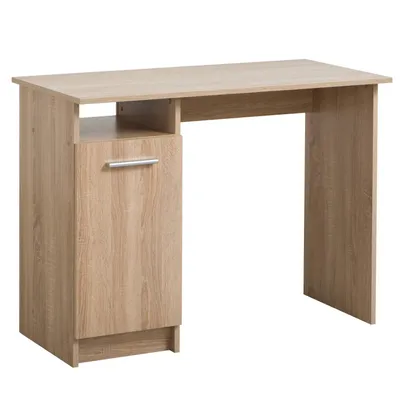 Image de Table de Bureau d'Ordinateur Table de Travail 100 x 50 cm Table Gaming en Bois