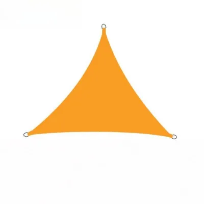 Produktbild von Orange Farbe Wasserabweisendes Sonnensegel,UV-Schutz(blockt95% UV-Strahlung),dreifach schützendes Gewebe,3x3x3m,für Garten,Hinterhof,Pool,Außenbereich