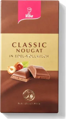 Produktbild von Viba Nougat-Tafelschokolade Classic, 100g