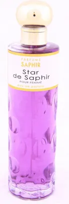 A bottle of Saphir Star de Saphir Eau de Parfum for women.