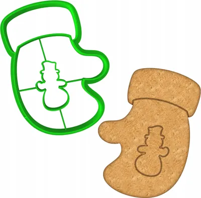 Produktbild von Cookie Monster Ausstecher Weihnachtshandschuh für Plätzchen