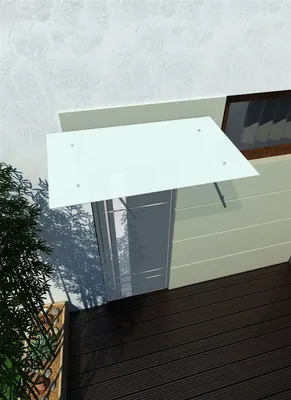 Immagine prodotto di Glaszentrum Hagen - 120x90 cm Tettuccio per vetro morbido - NeTransparent incl. Maniglia in acciaio