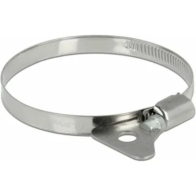 Produktbild von DeLOCK Schlauchschelle mit Flügelmutter 60 - 80 mm 10 Stück Metall, Schmetterlingsklemme, Edelstahl, Metall, Polybag, 6 cm, 8 cm