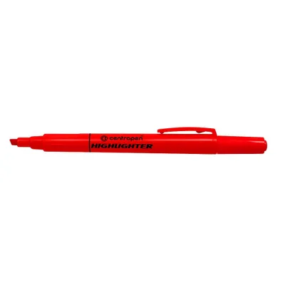 Produktbild von Zvýrazňovač Centropen 8722, 1-4 mm, klínový hrot, červený