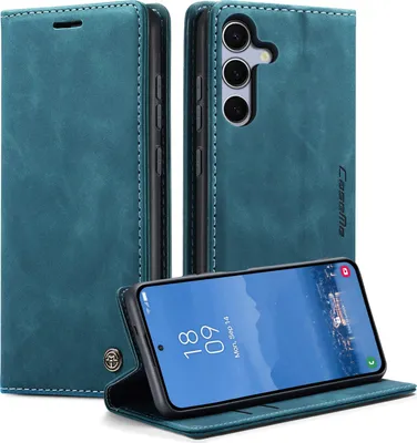 Produktbild von Samsung Galaxy S25 FE Hülle - CaseMe 013 Klapphülle - Blau