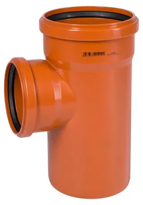 Produktbild von PVC-Abzweigrohr Osma KGEA 87°, DN 160 x 125, orange