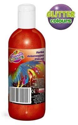Produktbild von Glitzernde Plakatfarben, 250 ml (6 Stück)