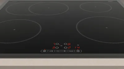 Zdjęcie produktu dla Constructa CA424255, Czarny, Wbudowany, Płyta indukcyjna strefowa, Szkło ceramiczne, 4 stref(y), 4 stref(y)