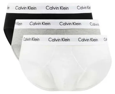 Produktbild von Calvin Klein - Slips für Herren (3er-Pack) NA289 (XS) (Schwarz/Weiß/Grau)