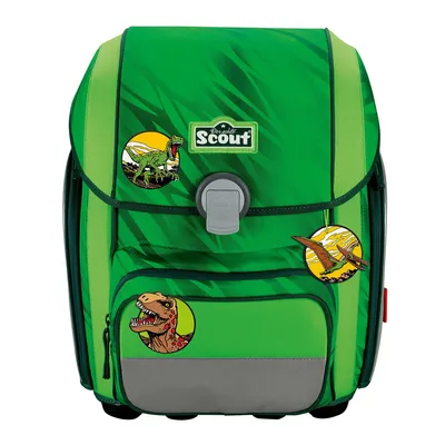 Produktbild von Scout Genius Schulranzen-Set 4 teilig DIN Dino Rex