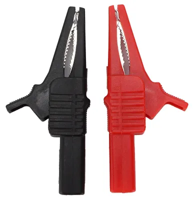 Produktbild von 2PCS U08 4mm Messing Isolierte Krokodil Clip Elektrische Test Klemme 32A/1000V Ausrüstung Teile