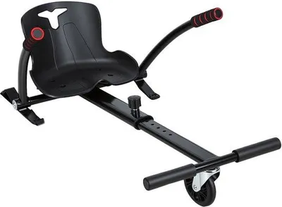 Produktbild von Hoverboard-Sitzkoffer - Kart für Hoverboard und Scooter - Sitzaccessoire für 6,5, 8,5 und 10 Zoll Hoverboard - Hochwertiger Kart - schwarzer Scooter-Beiwagen