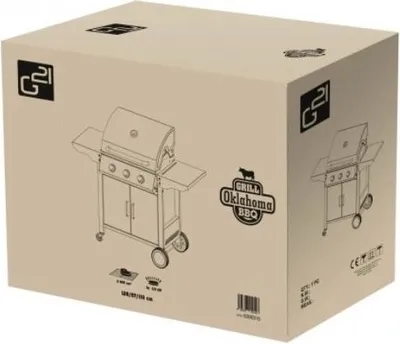 Zdjęcie produktu dla Grill gazowy G21 Oklahoma BBQ Premium Line 3 palniki + GRATIS zawór redukcyjny