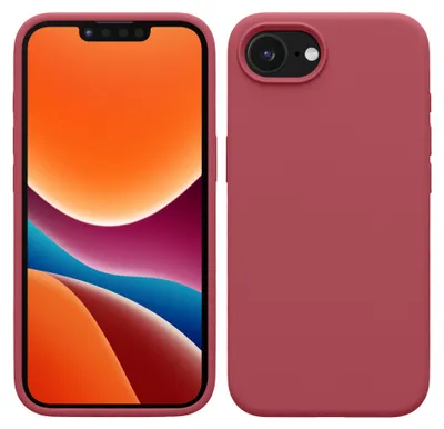 Produktbild von kwmobile Handyhülle für Apple iPhone 17e / iPhone 16e Hülle - Case Silikon - Kabelloses Laden - Schutzhülle Cover in Dark Rose