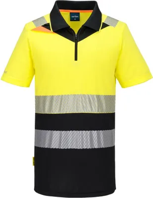 Obrázek produktu pro Dx4 Polo Hv třída 1 – velikost XL – žlutá/černá – Portwest