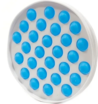 Produktbild von Push Pop It Fidget Toy Rund - Anti-Stress Spielzeug Silikon Blasen Bunt 14cm Entspannung