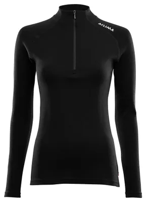 Produktbild von WarmWool Mock Neck W/ZIP Woman Größe XL Farbe jet black