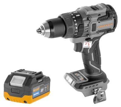 Obrázok produktu pre Akumulátorová vŕtačka s príklepom Procraft Industrial CD20B-BB 20 V 150 Nm Brushless Solo – bez akumulátora, bez nabíjačky