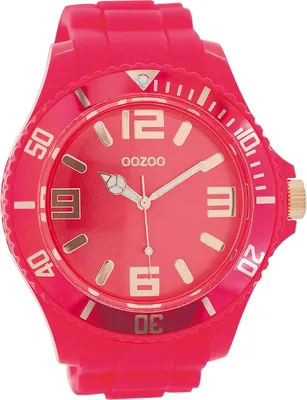 Immagine prodotto di Oozoo orologio da polso in silicone rosa orologi da donna analogici al quarzo UOC5035A
