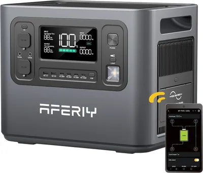 Produktbild von AFERIY P210 Tragbare Powerstation | 2400W 2048Wh+400W*1 Solar Panels