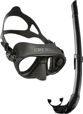 Produktbild von Cressi Schnorchelset Erwachsene Calibro Corsica Electrostimulation Sports (53,94)