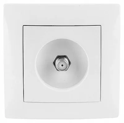 Produktbild von VCX LC-45B TV SAT Antennensteckdose Weiß Unterputz