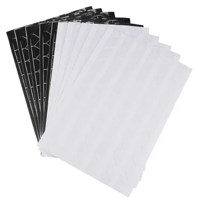 Fotoecken selbstklebend 20 Blatt/2040 Stk. PVC Weiß/Schwarz