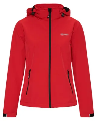 Produktbild von Nordberg Ingrida Softshelljacke Damen - Farbe Rot - Größe XL