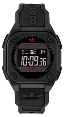 Produktbild von Adidas Uni Uhr DIGITAL Silikon schwarz AOST25029