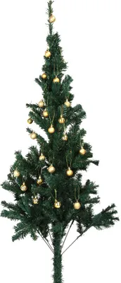Imagen del producto de 24 adornos navideños para árbol de Navidad, en forma de bolas colgantes, para decoración del hogar, fiestas navideñas, color dorado
