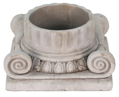Immagine prodotto di Clayre & Eef Blumentopf 21x21x11 cm Grau Stein