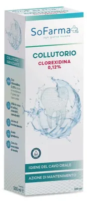 Immagine prodotto di Collutorio Clorexidina 0,12% 200 Ml Sofarmapiu'